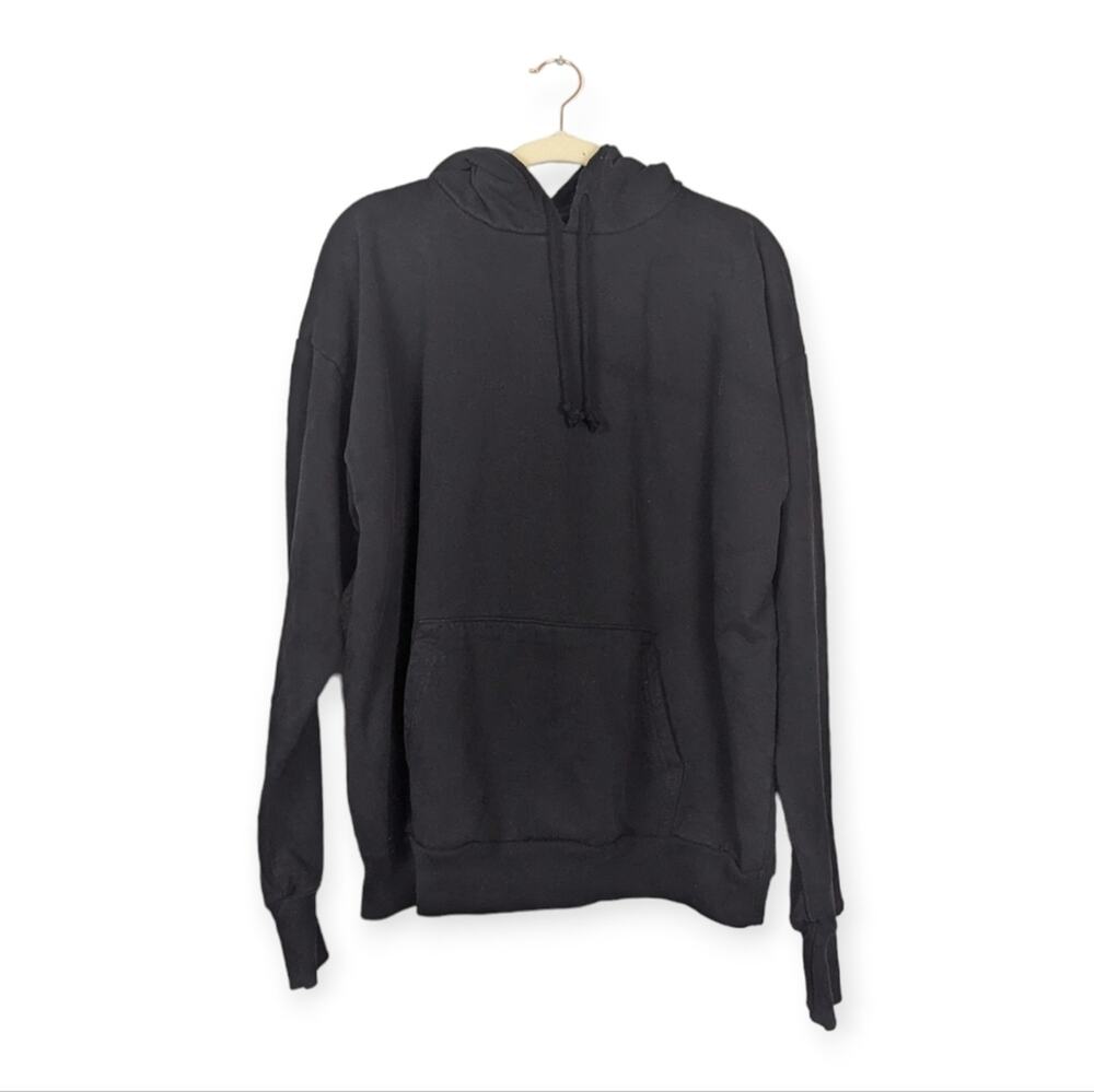 Noon Goons Mens Black Oversized Cotton Icon Hoodie
